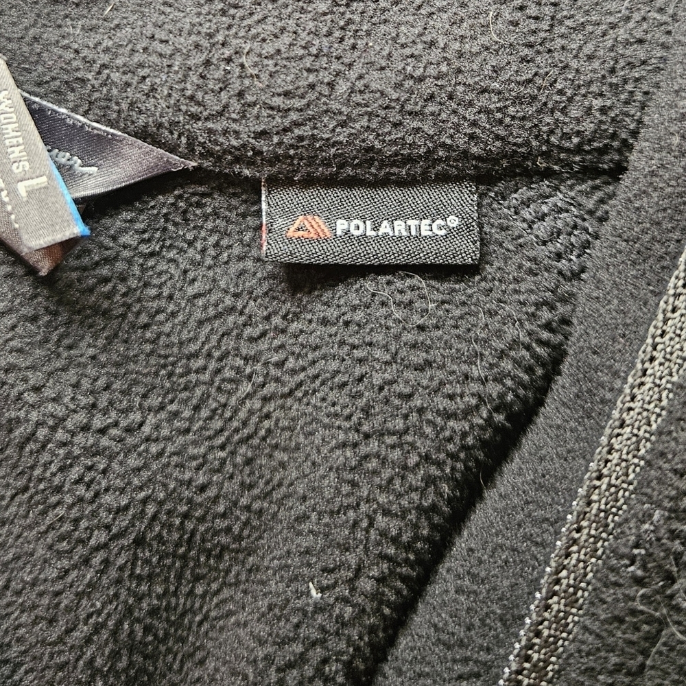Eddie Bauer First Ascent Fleece Womens Large Black - Picture 8 of 8